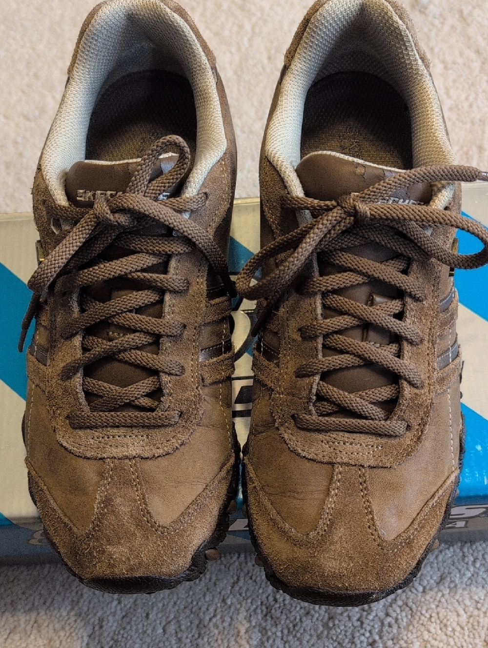 Skechers Ladies Brown Desert Compulsions Size 7.5 Athletic Sneakers